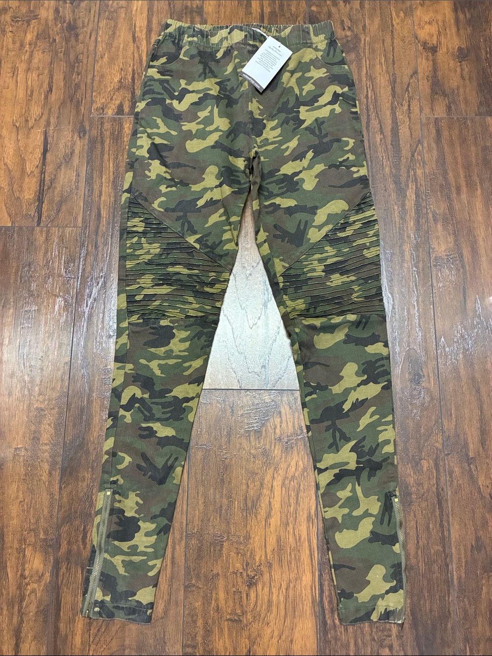 mittoshop Olive & Khaki Camo Moto Leggings